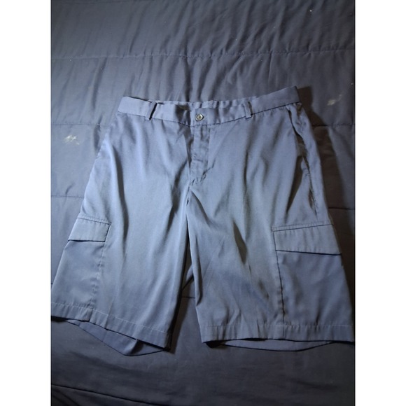 Nike Tour Golf Shorts Mens 32‎ Performance Dri Fit Blue 8" Inseam Chino - Picture 1 of 6